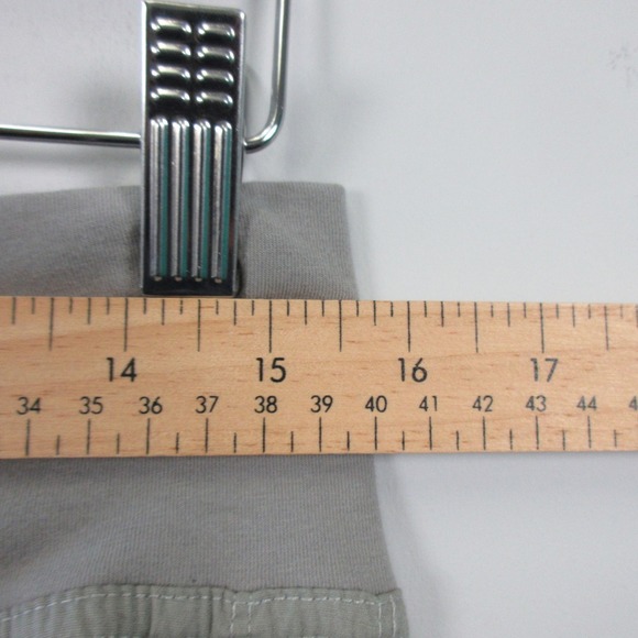 XCVI Wearables Trace Gray Ruched Mini Skirt Womens Size M Cotton Pull On 134 - Picture 5 of 8